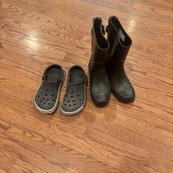 Crocs and Boots