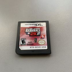 Major League Baseball 2K11 Nintendo Ds 3DS 2DS Cartridge Only