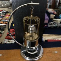 Antique birdcage clock, German KEISER, circa 1930