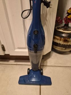 Blue Upright Stick Vacuum Cleaner