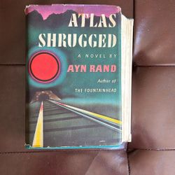 Ayn Rand Atlas Shrugged – 1957 Vintage Hardcover (4th Printing) with Jacket
