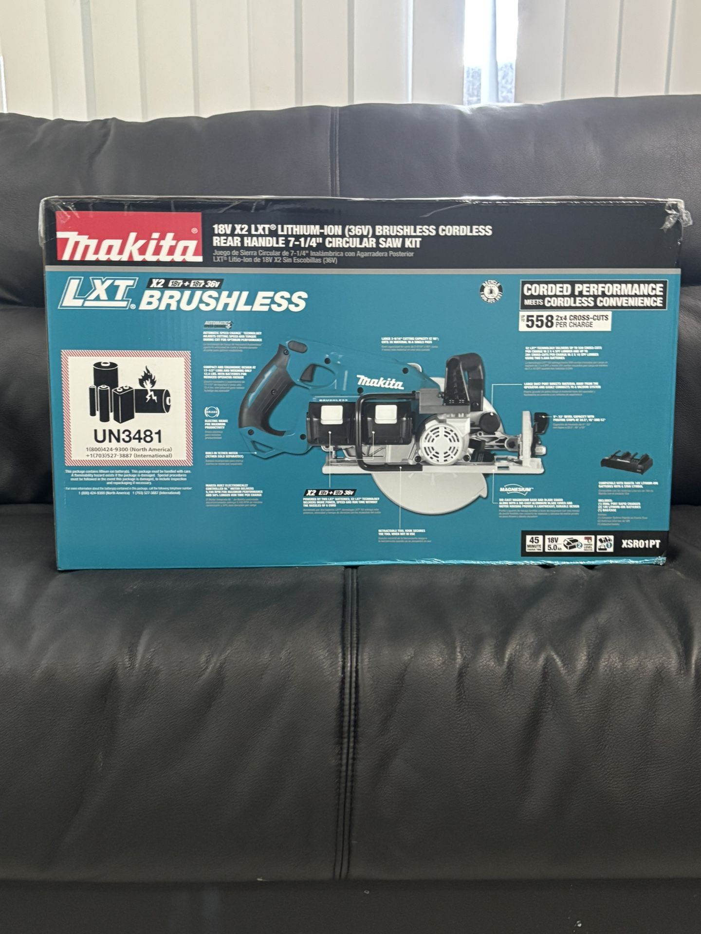 18V X2 LXT® LITHIUM-ION (36V) BRUSHLESS CORDLESS REAR HANDLE 7-1/4" CIRCULAR SAW KIT