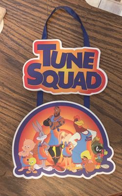 Space Jam: A New Legacy Tune Squad Hanging Door Sign / Wall Decor