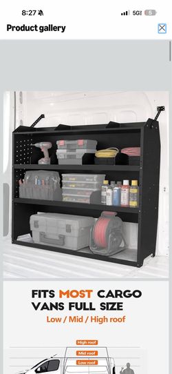 Van shelf