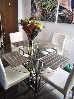 Glass Table Set