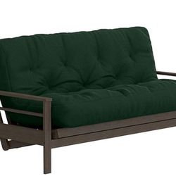 The Futon Factory 8 inch Foam Futon Mattress Green Twin Size