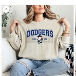 Dodger Hello Kitty Crewneck
