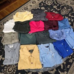 Men  Polo Shirt Lot Size Xl