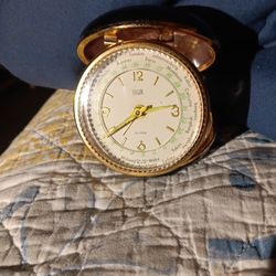Vintage Rare Elgin World Clock.