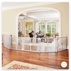 Toddleroo by North States Superyard Duo Extra-Wide Gate and Playard