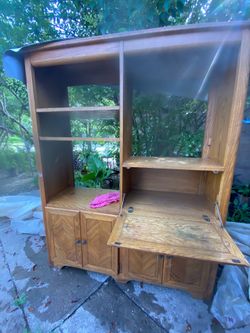 Furniture Desk with Cabinets