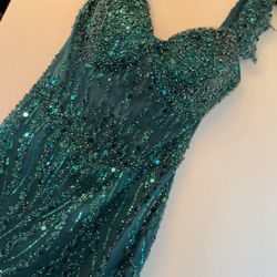 Prom Emerald Green Dress