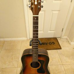 Guild GAD 50E ATB Acoustic-Electric Guitar, Solid Spruce Top, Solid Rosewood Back/Sides