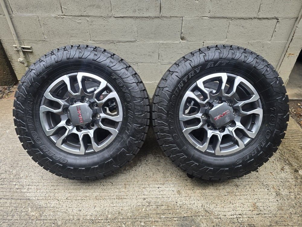 18" GMC Sierra 2500HD AT4 Wheels
