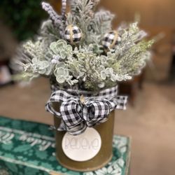 🎁 Holiday “Believe” Arrangement – Rustic Charm!