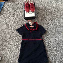 Gucci Dress And Shoes Package Deal Size 2T 
