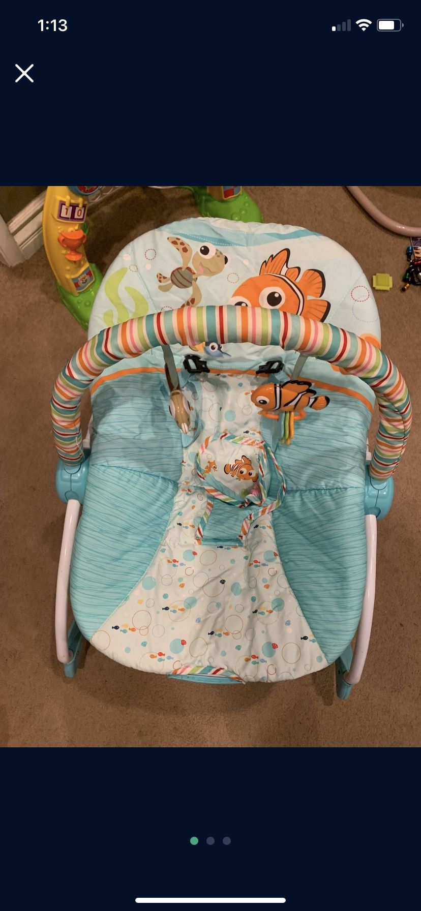 Disney Finding Nemo Infant To Toddler Rocker