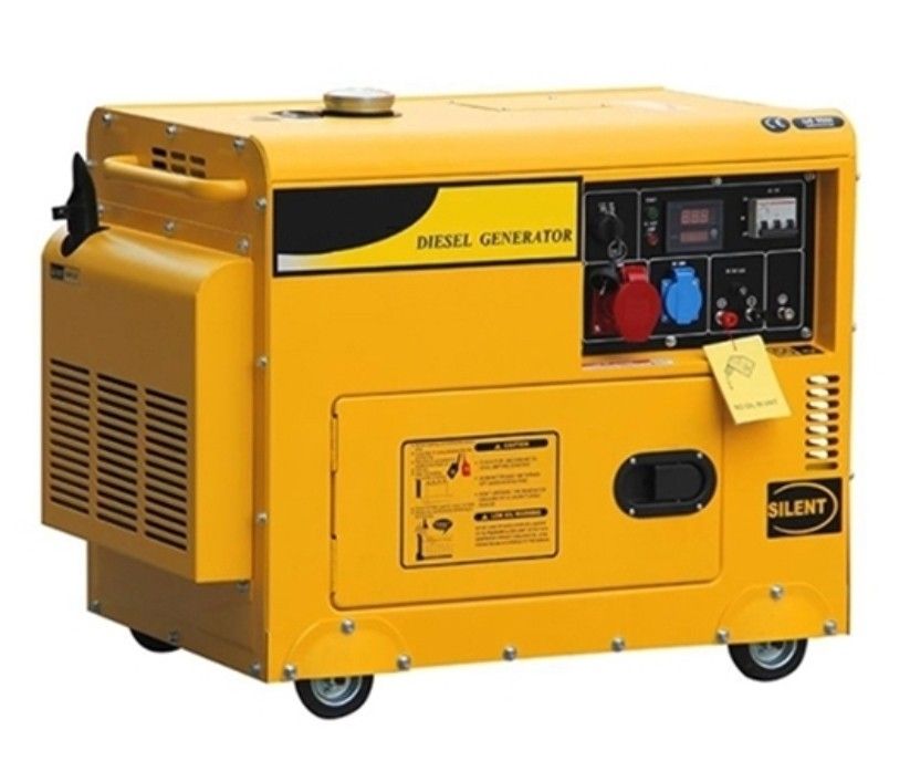 7kW (8.5kVA) Silent Diesel Generator, 1 Phase/3 Phase