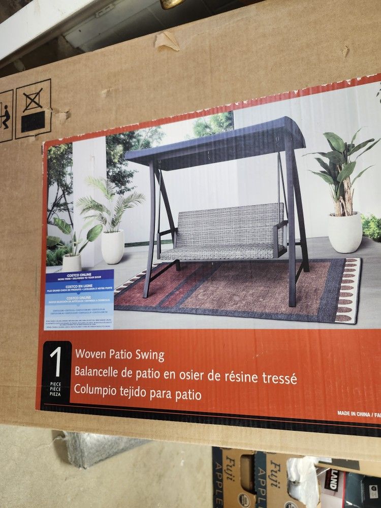 Wooden Patio Swing Costco