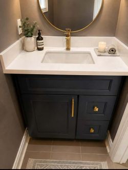 36 inch vanity cabinet (complete vanity cabinet) with 2 drawers