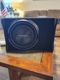 Pioneer 12' ib-flat low profile sub in box