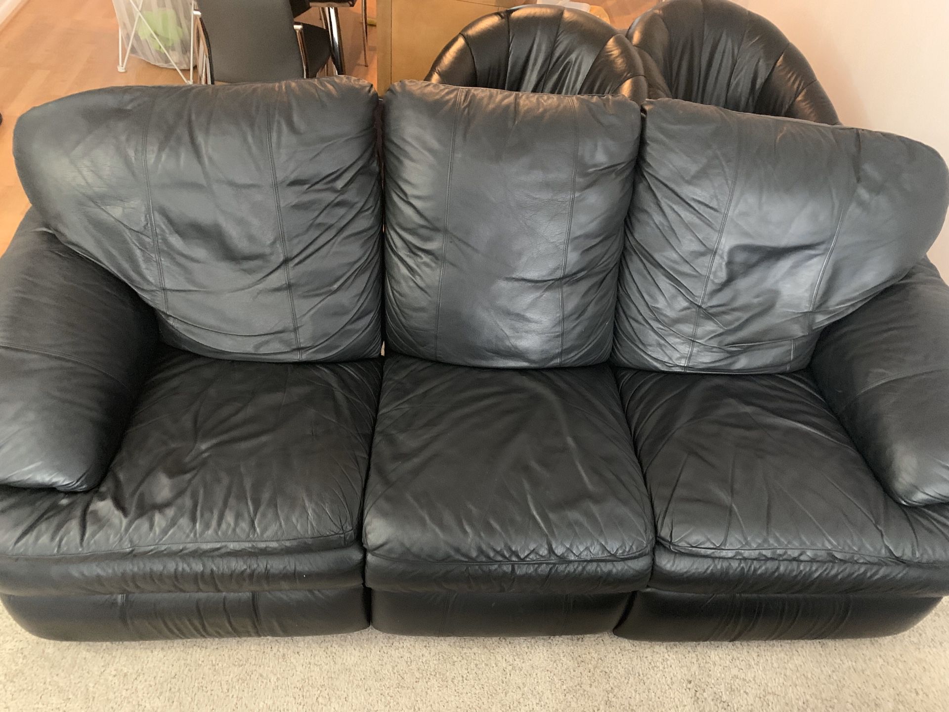 Reclining leather couch - Need it gone TODAY