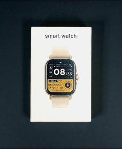 Rose Gold Smartwatch with Mesh Band