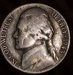 S 1943 nickel