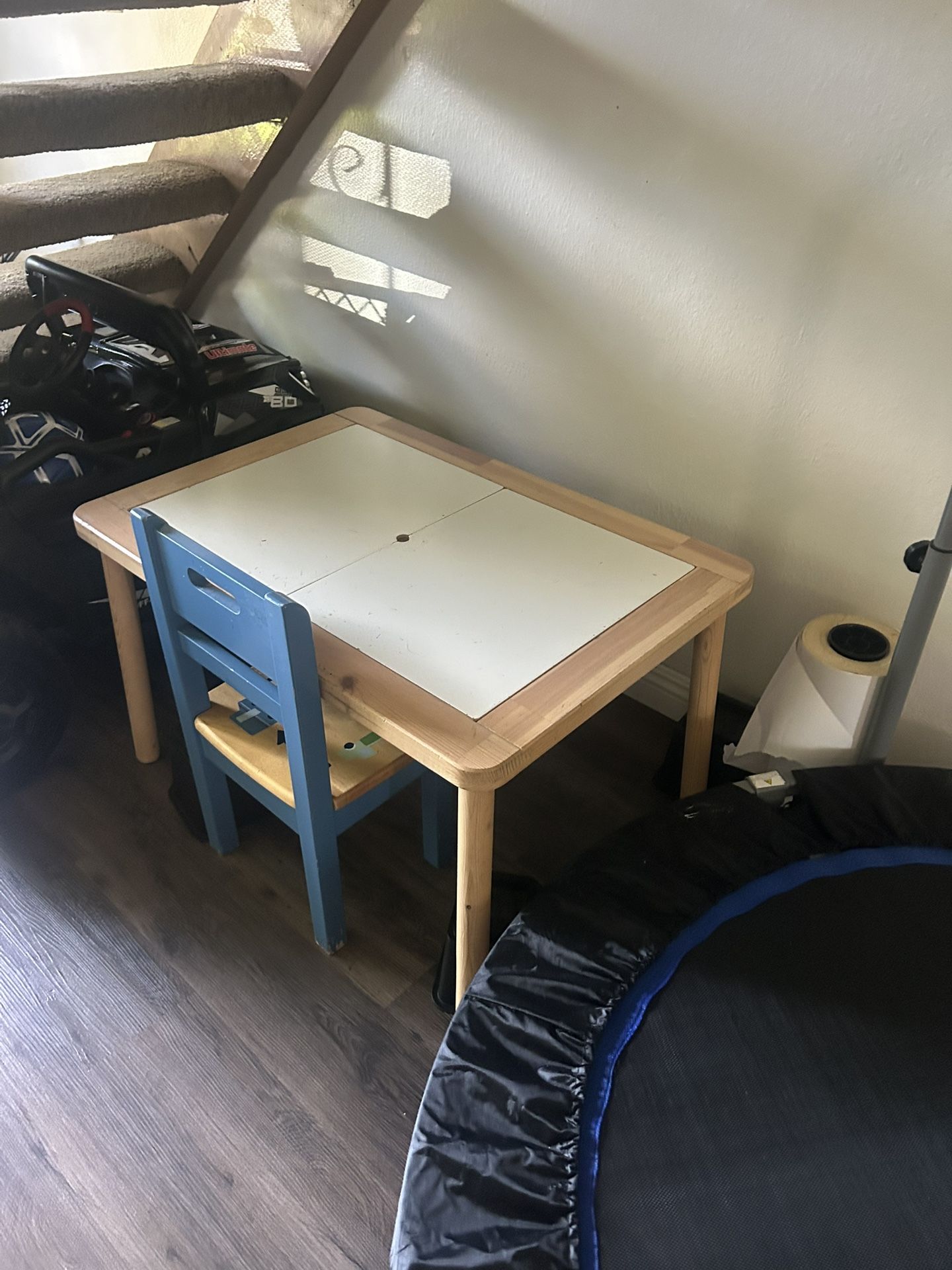 Ikea Flisat Kids Table And Chair  (Toys Sand Not Included