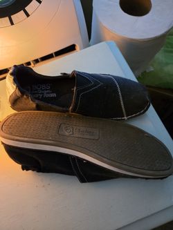 Size 6 Bob's blue Canvas Shoes