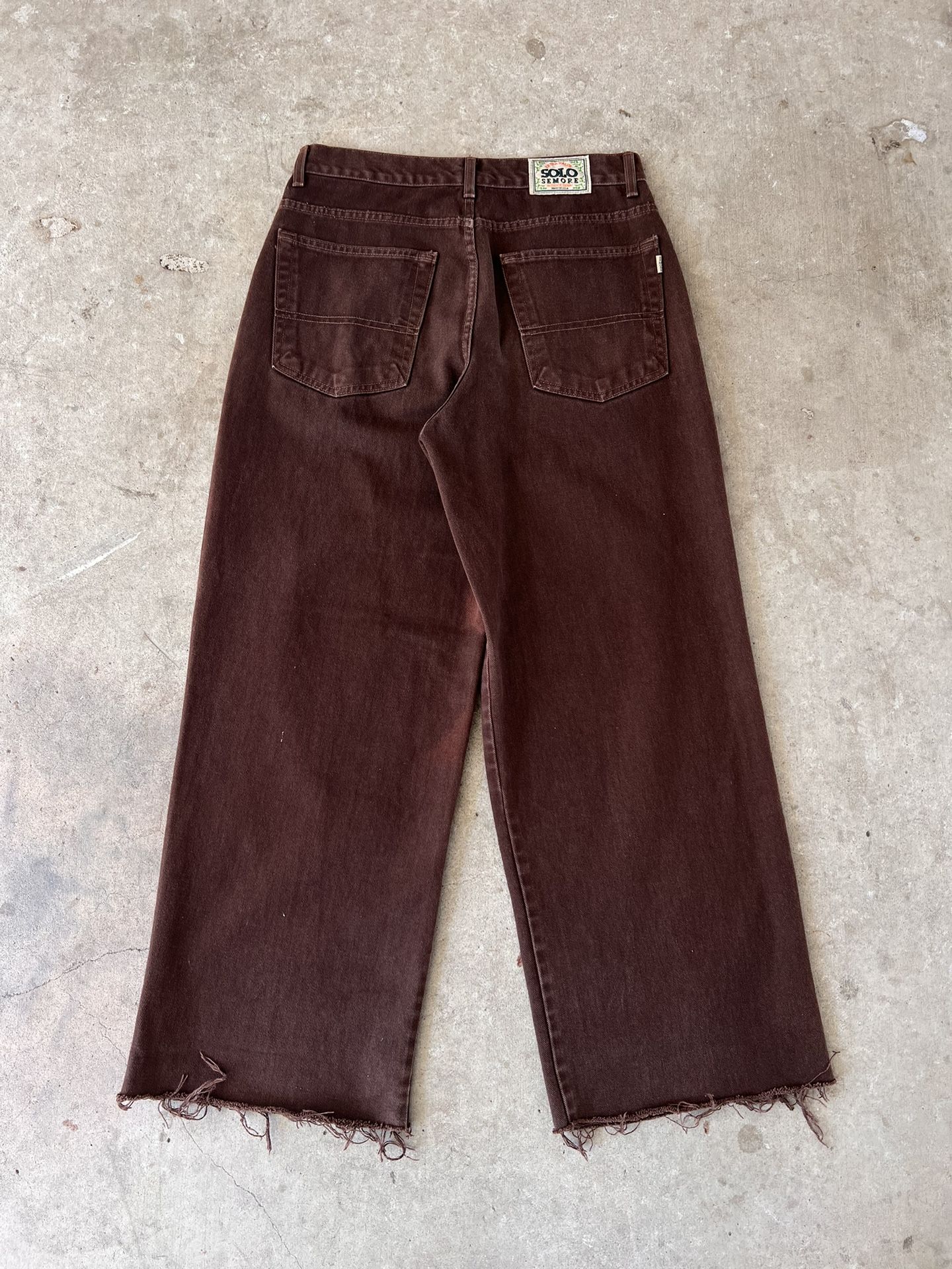 パンツ solo semore brown baggy jeans w46 Vintage Solo Semore Baggy Jeans for Sale in Santa Ana, CA - OfferUp
