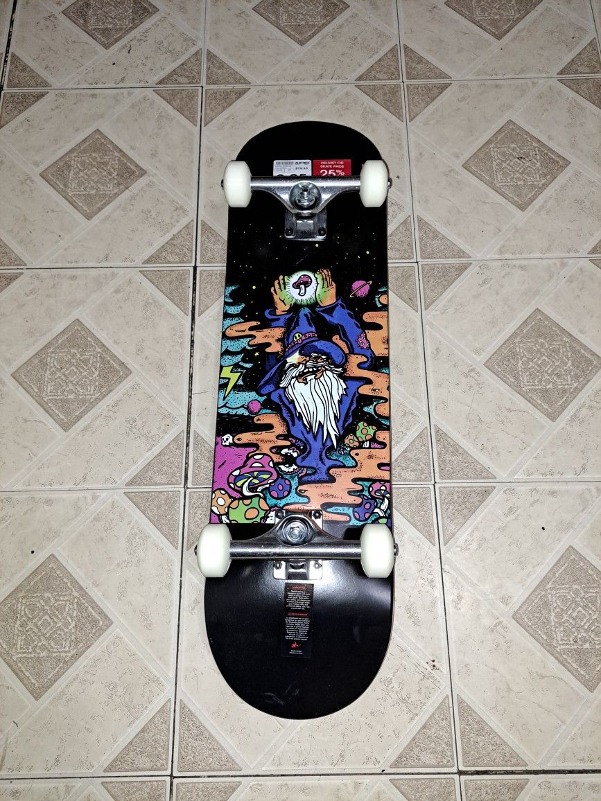 EH-OK COMPLETE SKATEBOARD THE MAGICAL WIZARD LOGO SKATEBOARD DECK
