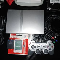 Playstation 2 Slim Silver Choose 32 games
