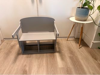 Kids bench and desk/table - Grey