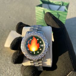 Luxury Watch Green Dial Designer