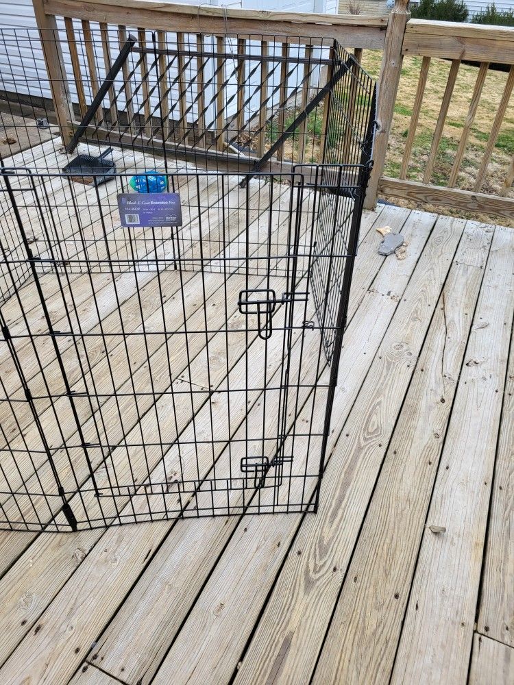 Dog Kennel 4 Foot Squared Excersise Cage For Puppys