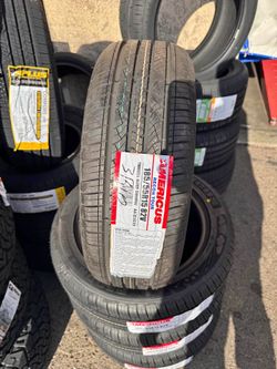 185/55R15 Americus Recon Tour 82V New 4 Tires Free Mount Balance installation 185-55-15 llantas