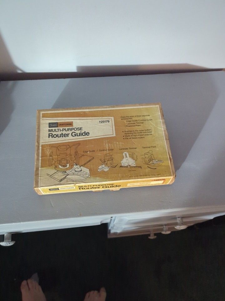 Vintage Sears Craftsman #925179 Multi-Purpose Router Guide W/ Original Box