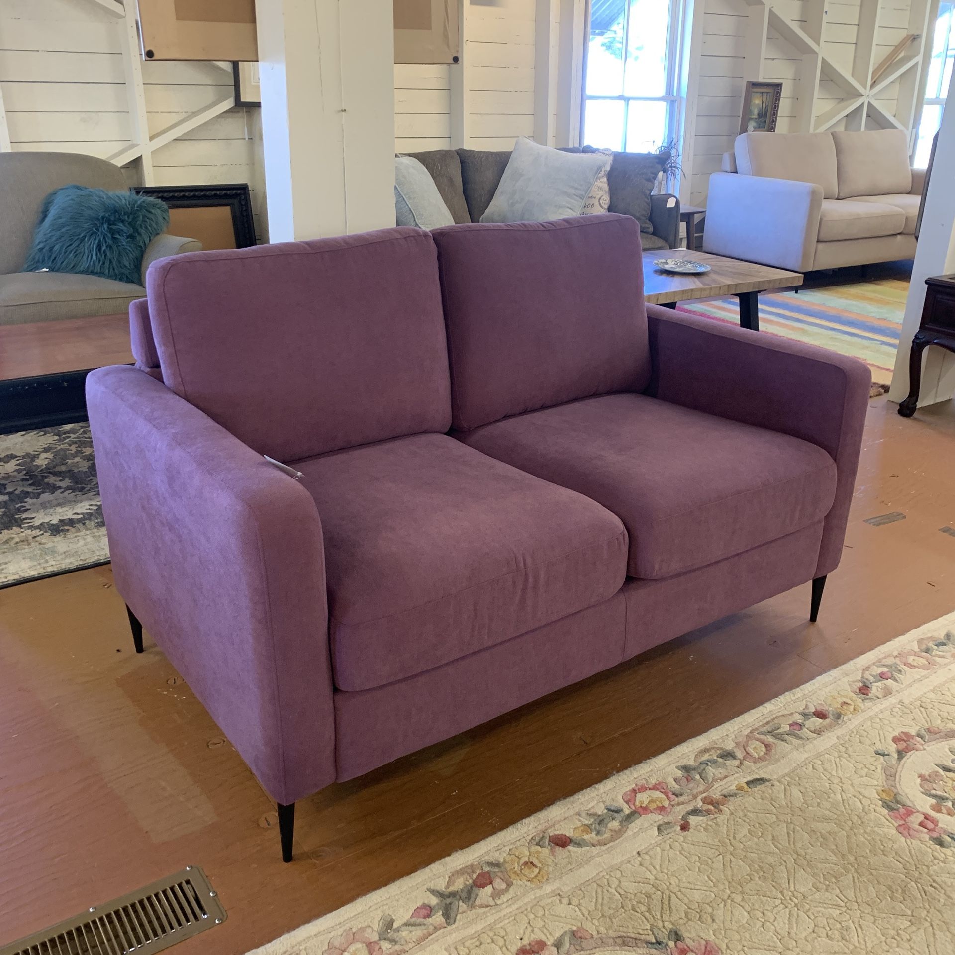 Mod Purple Loveseat