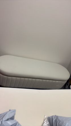 Suede Bench