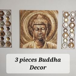 Buddha Boho Decor 3 Pieces 