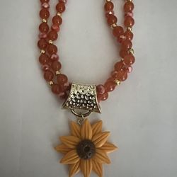 Necklace With Sunflower 🌻 