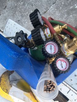 Uniweld Torch Kit new gages and hoses