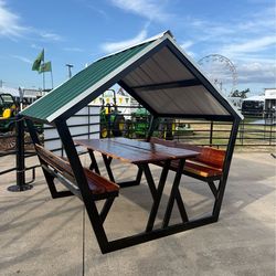 Gazebo style Picnic table