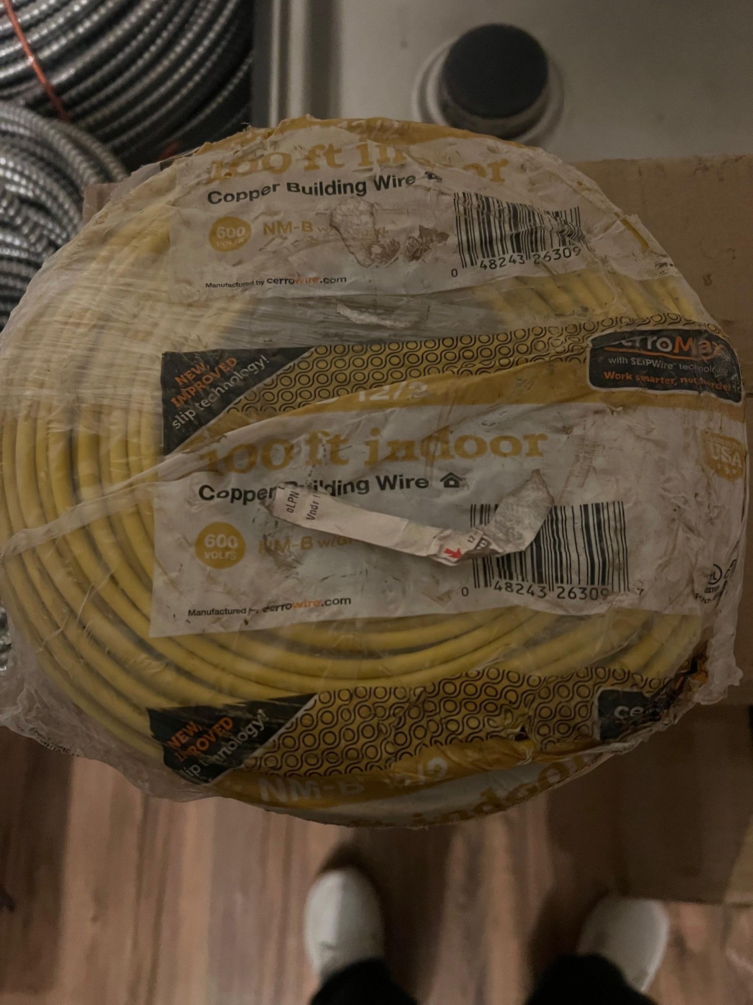 Cable Eléctrico Romex 12/2 100 Ft