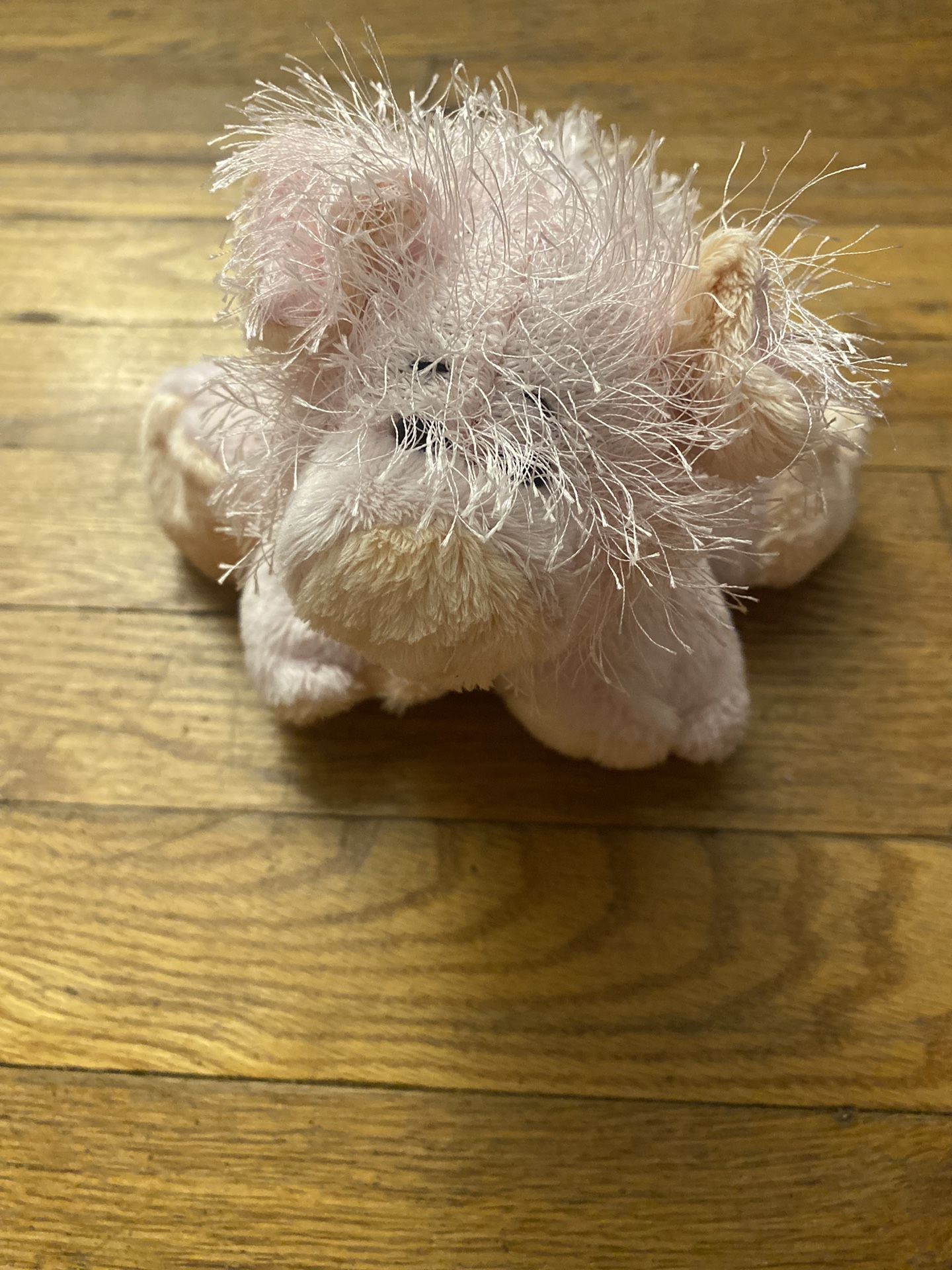 Ganz Webkinz Pink Pig HM002 Plush Spikey Fluffy Stuffed Animal Toy No Code 8”