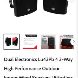 Speakers Indoor/Outdoor