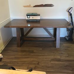 Solid Wood Dining Table 