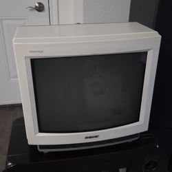 Rare Sony 13" WHITE CRT monitor