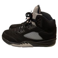 Nike Air Jordan 5 Black Metallic 2016 Men’s Sneakers Size 12